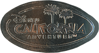 Disney California Adventure 2017  CA0229-CA0231 pressed nickel setbackstamp.