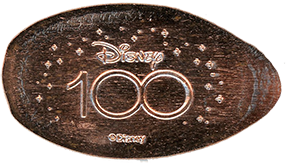 Reverse: Disney 100 Years of Wonder Goofy, Donald and Pluto Pressed Pennies CA0288, CA0289 and CA0290.