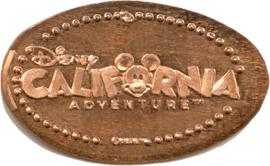 Disney California Adventure logo penny