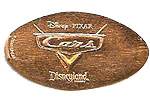 CA0066 Retired Cars Logo pressed penny elongated coin image.
