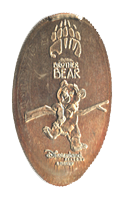 CA0111 Retired WALT DISNEY’S BROTHER BEAR Disney California Adventure 10th Anniversary pressed quarter. 