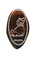 CA0272 Dug from the movie UP vertical elongated coin image 