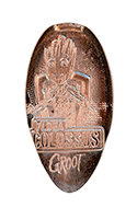 CA0281 Flora Colossus, Groot, pressed penny.