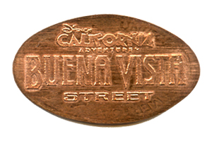 Buena Vista pressed penny stampback