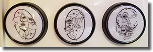 Incredibles pressed penny machine buttons 7-5-2018