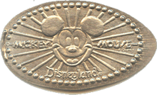 Mickey Rays pressed coin  nickel, DL0076