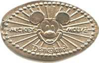 Mickey Rays pressed coin nickel, DL0225