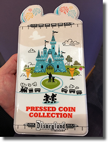 Disneyland pressed penny book December 3, 2016
