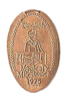 Mission to Mars opened Disneyland Magical Milestones elongated pressed penny coin image