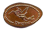 DL0037 Retired Tinker Bell Pressed Penny. 