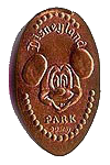 DL0057 Retired Mickey Mouse Park pressed penny or elongated coin image.