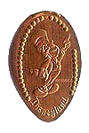 DL0063 Retired Jiminy Cricket pressed penny or elongated coin image.
