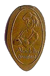 DL0065 Retired Aladdin pressed penny or elongated coin image.