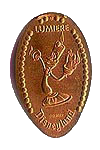 DL0068 Retired Lumiere pressed penny or elongated coin image.