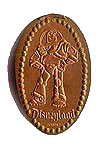 DL0078 RETIRED Buzz Lightyear pressed penny or pressed penny image.