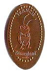 DL0132 Retired Francis pressed penny or elongated coin image. 