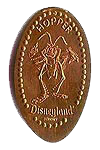 DL0133 Retired Hopper pressed penny or elongated coin image.