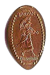 DL0136 Retired Jane pressed penny or elongated coin image.