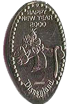 DL0139 Retired 2000 Tigger elongated nickel or elongated coin image.