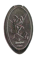 DL0193 RETIRED Pouting Tinker Bell elongated quarter image. 