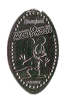 DL0201 Retired Vintage Mickey elongated quarter or elongated coin image.