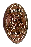 DL0211 Retired Racer Mickey pressed penny or elongated coin image. 