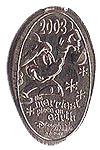 DL0222 Retired 2003 Santa Mickey Mouse pressed nickel image.