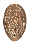 DL0289 RETIRED it’s a small world 1997 Magical Milestones pressed penny. 