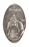 DL0331 RETIRED 2005 Behemoth first version smashed quarter elongated coin image.