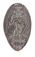Oogie Boogie 2005  Nightmare Before Christmas pressed elongated quarter. Click for larger image.