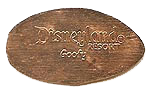 DL0366r DISNEYLAND  ®  RESORT, GOOFY pressed penny reverse. 