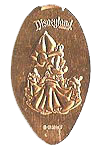 DL0379 RETIRED Princess Minnie Souvenir pressed penny souvenir coin image.