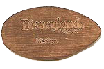 DL0396r Retired DISNEYLAND ® RESORT Merlyn pressed penny stampback.