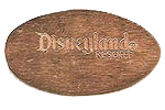 DL0405r DISNEYLAND  ®  RESORT smashed penny stampback.