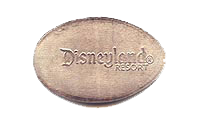 DL0429-DL0431r DISNEYLAND ® RESORT smashed nickel stampback.
