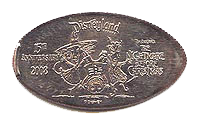 DL0434 Retired 2008 Shock, Lock & Barrel smashed quarter or elongated coin image.