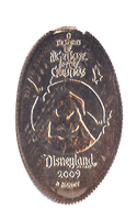 Oogie Boogie, the ghost 2009 Disneyland smashed quarter picture. Click to Zoom.