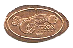DL0499a Tron Light Runner Wide border pressed penny or souvenir coin image.