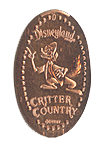 DL0508 Critter Country Brer Fox pressed penny or elongated coin image.