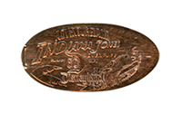 DL0606 60th Indiana Jones Adventureland pressed penny