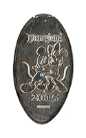 2015 Disneyland's Sleeping Beauty Castle pressed nickel