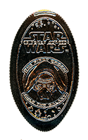 DL0636 Star Wars The Force Awakens First Order Kylo Ren vertical elongated coin image. 