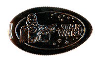 DL0638 Star Wars The Force Awakens First Order Storm Trooper horizontal elongated coin image.
