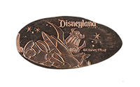 DL0659 Zurg Disneyland Park horizontal elongated pressed coin image.