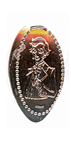 DL0794 Vending Style Penny Press Machine Master Gracey, Master of the Haunted Mansion.