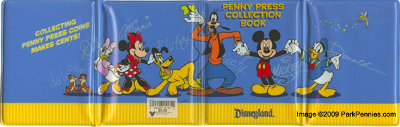 Disneyland Penny Press Collection Book