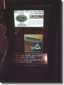 Machine Frontierland Cowboy Mickey Penny Press Machine DL0110 Images courtesy of the Wooten Family