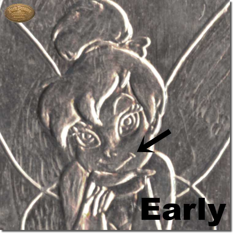 Tinker Bell DL0195 Elongated quarter or pressed coin.