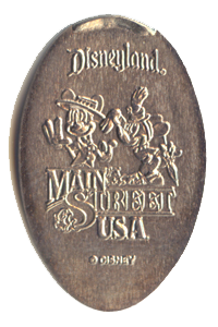 The Main Street USA pressed nickel, the DL0380 - DL0408. 