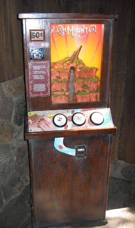 This Splash Mountain penny press was 
Disneyland Resort Cast Member Designed and Created 